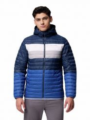 Columbia Kurtka pikowana "Powder Pass" w kolorze granatowym rozmiar: M. Niebieskie kurtki męskie Columbia, m, bez wzorów, bez kaptura. Za 279.95 zł.