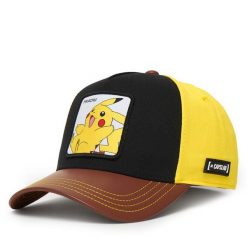 Czapka z daszkiem Capslab. Żółte czapki z daszkiem damskie CapsLab, bez wzorów. Za 149.99 zł.