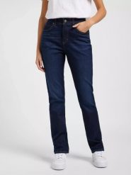 DAMSKIE SPODNIE LEE ULC STRAIGHT MAIN THRILL 112363573. Spodnie materiałowe damskie Lee, bez wzorów, z jeansu. Za 219.99 zł.