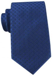 Męski Krawat - Ciemny Chaber - Angelo di Monti. Niebieskie krawaty i muchy męskie Angelo di Monti, bez wzorów, z tkaniny, eleganckie. Za 49.99 zł.