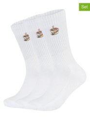Flip Sox Skarpety (3 pary) w kolorze białym rozmiar: 35-38. Białe skarpetki męskie Flip Sox, bez wzorów, z bawełny. Za 37.12 zł.