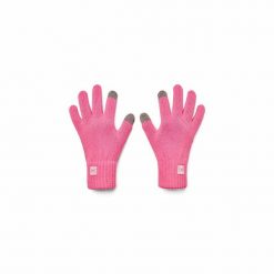 Rękawiczki damskie Under Armour Halftime Gloves L/XL. Czerwone rękawiczki damskie Under Armour, bez wzorów. Za 39.99 zł.