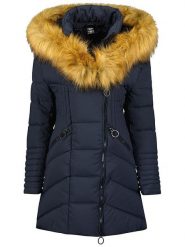 Canadian Peak Parka "Chayeak" w kolorze granatowym rozmiar: L. Niebieskie parki damskie Canadian Peak, l, bez wzorów. Za 294.28 zł.