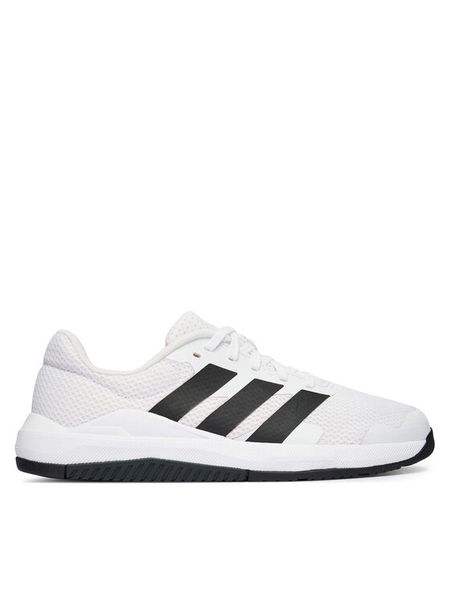 Adidas Buty na siłownię Dropset Base Training Shoes JS3166 Biały. Białe obuwie treningowe damskie Adidas, na fitness i siłownię. Za 249.99 zł.