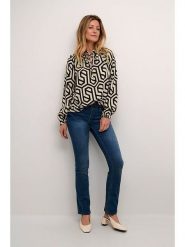 Cream Bluzka w kolorze beżowym rozmiar: S/M. Brązowe bluzki damskie Cream, m, bez wzorów, z wiskozy, bez kołnierzyka, bez ramiączek. Za 120.95 zł.
