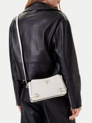 Guess Torebka Rosalba HWZG96 57120 Écru. Listonoszki damskie Guess, z aplikacjami, ze skóry, bez dodatków. Za 319.99 zł.