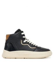 Geox Sneakersy J Laquinny J56M3B 05402 C0531 D Czarny. Czarne buty sportowe dziewczęce Geox, bez wzorów, ze skóry, bez zapięcia. Za 219.99 zł.
