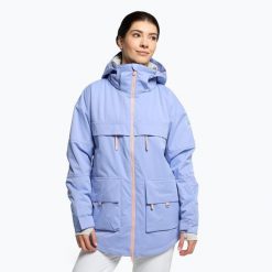 Kurtka narciarska damska Roxy x Chloe Kim Insulated Snow. Fioletowe kurtki damskie Roxy, na zimę, m, bez wzorów, bez kaptura. Za 679.99 zł.