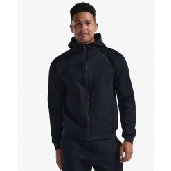 Bluza z kapturem z pełnym zamkiem błyskawicznym 2XU Commute. Czarne bluzy z kapturem męskie 2XU, m, z polaru. Za 493.00 zł.
