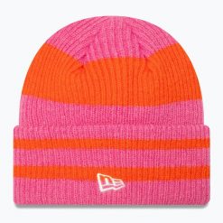 Czapka zimowa damska New Era Stripe Cuff Knit Beanie. Czerwone czapki zimowe damskie New Era. Za 139.99 zł.