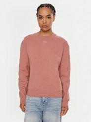 Calvin Klein Bluza Nano Logo K20K208329 Różowy Regular Fit. Czerwone bluzy bez kaptura damskie CALVIN KLEIN, xxs, z syntetyku. Za 249.99 zł.