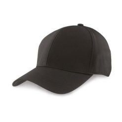 Czapka z daszkiem Result Flexfit Fitted. Czarne czapki męskie RESULT, bez wzorów, z bawełny. Za 53.55 zł.