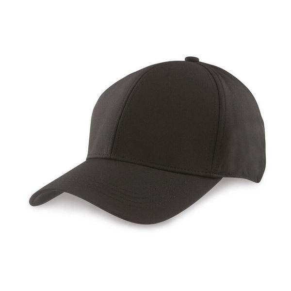 Czapka z daszkiem Result Flexfit Fitted. Czarne czapki męskie RESULT, bez wzorów, z bawełny. Za 64.25 zł.