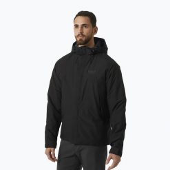 Kurtka zimowa męska Helly Hansen Banff Insulated. Czarne kurtki męskie Helly Hansen, na zimę, m, bez wzorów, wakacyjne, bez kaptura. Za 529.99 zł.