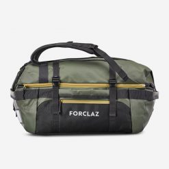Torba trekkingowa Forclaz Duffel 500 Extend 40-60 litrów. Szare torebki klasyczne damskie SIMOND, bez wzorów, z materiału, bez dodatków. Za 279.99 zł.