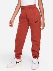 Nike Spodnie dresowe w kolorze ceglanym rozmiar: XL. Pomarańczowe spodnie dresowe damskie Nike, xl, bez wzorów, z bawełny. Za 166.88 zł.