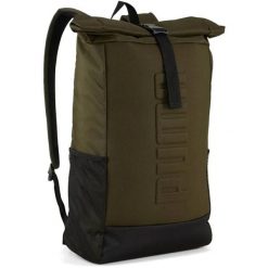 Plecak Puma S Rolltop Backpack 28.5L. Zielone plecaki męskie Puma, bez wzorów, z materiału. Za 290.00 zł.