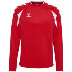 Koszulka z długim rękawem i okrągłym dekoltem Hummel Core 2.0. Białe t-shirty damskie HUMMEL, bez wzorów, bez kołnierzyka. Za 213.50 zł.