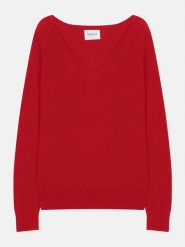 Perfect Cashmere Kaszmirowy sweter "Penelope" w kolorze czerwonym rozmiar: M. Czerwone swetry klasyczne damskie Perfect Cashmere, m, z kaszmiru, bez kołnierzyka. Za 304.49 zł.