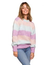Be Wear Sweter ze wzorem rozmiar: L/XL. Swetry klasyczne damskie Be Wear, l, z wełny, bez kołnierzyka. Za 188.45 zł.