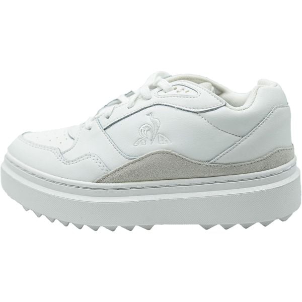 Buty sportowe damskie Le Coq Sportif LCS T2000. Białe buty sportowe na co dzień damskie Le Coq Sportif, bez wzorów, ze skóry, trekkingowe. W wyprzedaży za 390.00 zł.