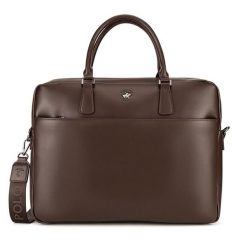 Torba na laptopa Beverly Hills Polo Club. Brązowe torby na laptopa damskie Beverly Hills Polo Club, bez wzorów. Za 219.99 zł.