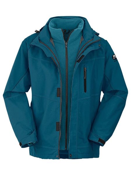 Maul Sport Kurtka funkcyjna 3w1 "Fürstenfeld II" w kolorze morskim rozmiar: 66. Niebieskie kurtki outdoor męskie Maul Sport, bez wzorów, z materiału, bez kaptura. Za 565.99 zł.