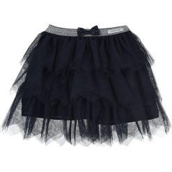 Spódnica w kolorze granatowym. Niebieskie spódniczki dziewczęce Daniel Hechter, Naf Naf Kids, bez wzorów, z tiulu, mini. W wyprzedaży za 59.95 zł.