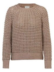 Herrlicher Sweter "Narlina" w kolorze beżowym rozmiar: XS. Brązowe swetry klasyczne damskie Herrlicher, xs, ze splotem, bez kołnierzyka. Za 173.99 zł.