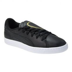Buty do chodzenia męskie Puma Basket Crush Deboss. Czarne buty sportowe na co dzień męskie Puma, z materiału, bez zapięcia, trekkingowe. Za 224.00 zł.
