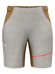 Salewa Szorty kolarskie "Vento Hemp/Durastretch" w kolorze szaro-jasnobrązowym rozmiar: 36. Brązowe spodenki sportowe damskie Salewa, z materiału, rowerowe. Za 224.52 zł.