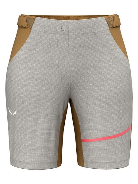 Salewa Szorty kolarskie "Vento Hemp/Durastretch" w kolorze szaro-jasnobrązowym rozmiar: 40. Brązowe spodenki sportowe damskie Salewa, z materiału, rowerowe. Za 192.33 zł.
