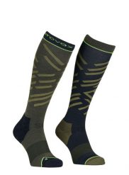 Skarpety skiturowe Ortovox Ski Tour Long Socks. Zielone skarpetki męskie ORTOVOX, bez wzorów, z elastanu. Za 202.29 zł.