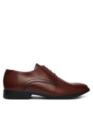 ECCO Półbuty Melbourne 62163401014 Brązowy. Brązowe buty wizytowe męskie ECCO, ze skóry, bez zapięcia. Za 579.99 zł.