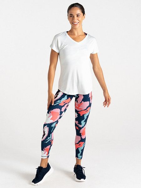 Dare 2b Koszulka sportowa "Vigilant Tee" w kolorze miętowym rozmiar: 40. Zielone bluzki sportowe damskie Dare 2b, bez wzorów, z materiału, bez ramiączek. Za 70.74 zł.