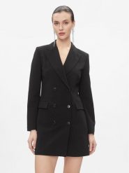 MAX&Co. Sukienka koktajlowa Bosh Czarny Regular Fit. Czarne sukienki damskie MAX&Co., bez wzorów, z syntetyku, wizytowe, bez kołnierzyka, bez ramiączek. Za 749.99 zł.