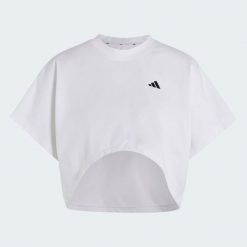 Koszulka z grafiką PrimeLift Workout. Zielone bluzki sportowe damskie Adidas, m, bez wzorów, z bawełny, bez ramiączek. Za 179.00 zł.