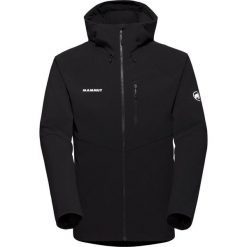 Kurtka softshell męska Mammut Ultimate Comfort SO. Czarne kurtki softshell damskie Mammut, l, bez wzorów, z softshellu, bez kaptura. Za 1,105.00 zł.