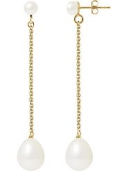 Pearline Złote kolczyki z perłami rozmiar: onesize. Białe kolczyki damskie Pearline, z perłą, złote. Za 1,217.99 zł.