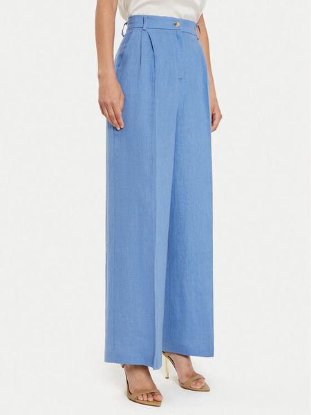 ViCOLO Spodnie materiałowe TB0793 Niebieski Regular Fit. Niebieskie spodnie materiałowe damskie ViCOLO, bez wzorów, z materiału. Za 259.99 zł.