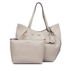 Torebka Guess. Brązowe torebki klasyczne damskie Guess, z aplikacjami, bez dodatków. Za 714.99 zł.