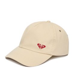 Czapka z daszkiem Roxy. Brązowe czapki z daszkiem damskie Roxy, bez wzorów. Za 49.99 zł.
