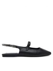 KARL LAGERFELD Sandały KL40181 Czarny. Czarne sandały damskie Karl Lagerfeld, bez wzorów, ze skóry, bez obcasa, na płaskiej podeszwie. Za 399.99 zł.