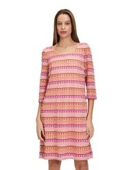 Vera Mont Sukienka w kolorze czerwono-pomarańczowym rozmiar: 38. Czerwone sukienki damskie Vera Mont, bez wzorów, z koronki, bez kołnierzyka, bez ramiączek, mini. Za 195.99 zł.