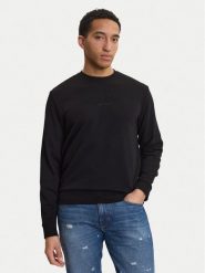 Guess Bluza M6GQ07 K3045 Czarny Regular Fit. Czarne bluzy bez kaptura męskie Guess, m, z syntetyku. Za 339.99 zł.