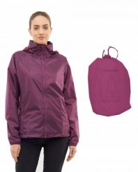 Kurtka przeciwdeszczow dla kobiet Viking Rainier Lady. Fioletowe kurtki przeciwdeszczowe damskie VIKING, s, bez kaptura. Za 181.99 zł.