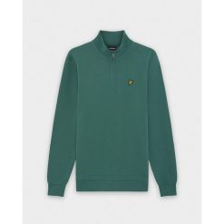 Bluza rozpinana z zamkiem 1/4 Lyle & Scott Loopback. Niebieskie bluzy bez kaptura męskie LYLE AND SCOTT, xl, z bawełny. Za 368.95 zł.