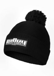 Czapka męska Pitbull zimowa Bubble One Tone Boxing. Czarne czapki męskie PITBULL, na jesień, z aplikacjami, z dzianiny. Za 59.00 zł.