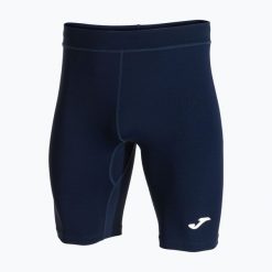 Spodenki do biegania męskie Joma Record Tights. Czarne szorty męskie Joma, bez kołnierzyka. Za 79.99 zł.