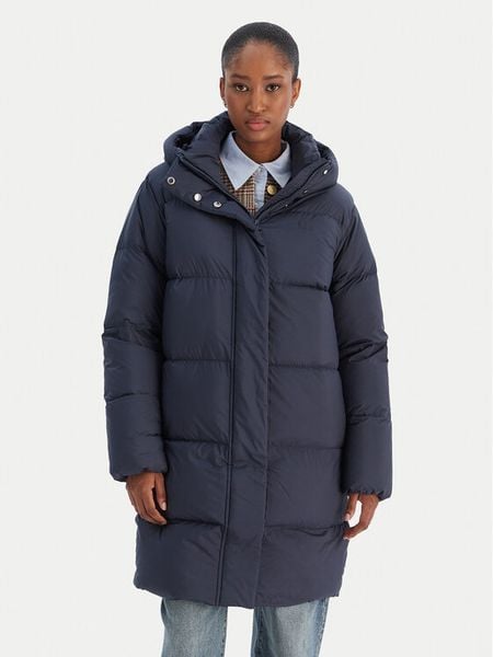 Tommy Hilfiger Kurtka puchowa Modern WW0WW46535 Granatowy Regular Fit. Niebieskie kurtki damskie Tommy Hilfiger, m, bez wzorów, z puchu, bez kaptura. Za 1,499.00 zł.